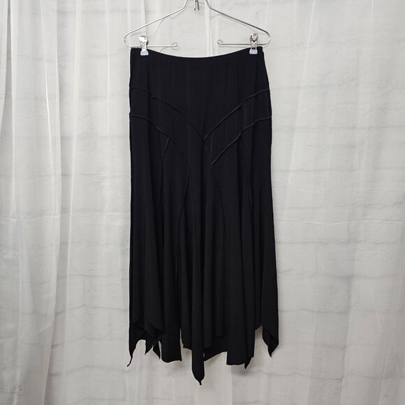 Joseph Ribkoff Skirt Black Midi/Maxi Goth Whimsigoth Fairy Grunge 8 - Picture 4 of 9